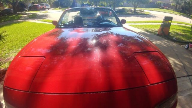 1990 Red Mazda MX-5 Miata Convertible