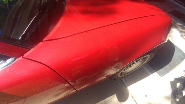 1990 Red Mazda MX-5 Miata Convertible