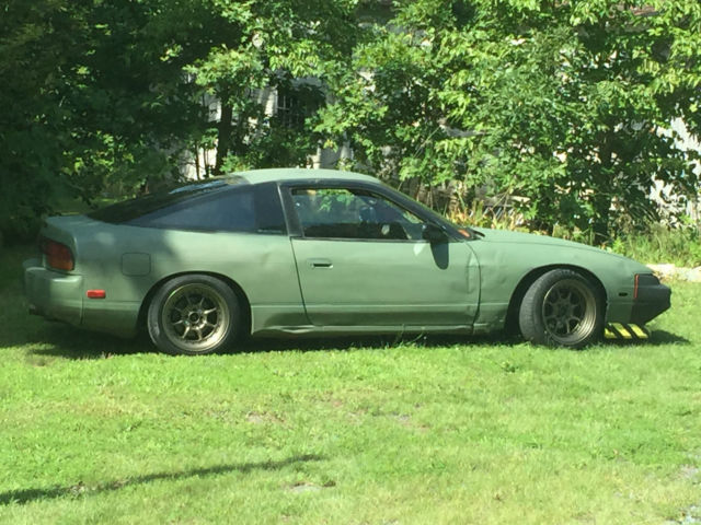 1990 Green Nissan 240SX Hatchback