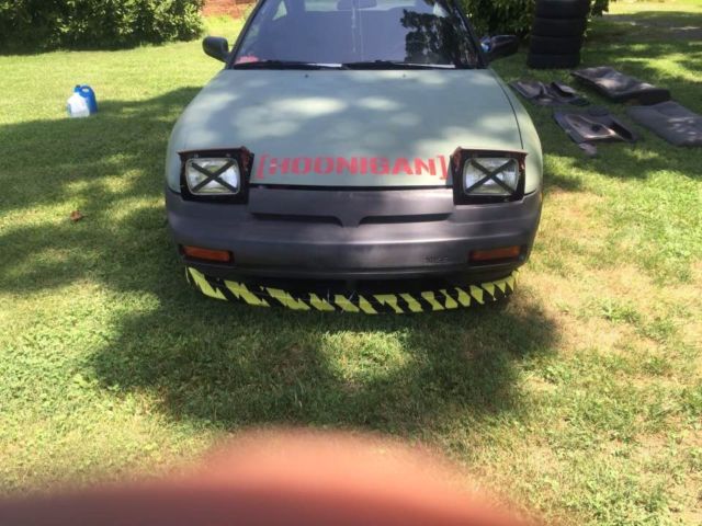 1990 Green Nissan 240SX Hatchback