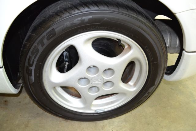 1990 white Nissan 300ZX hatchback