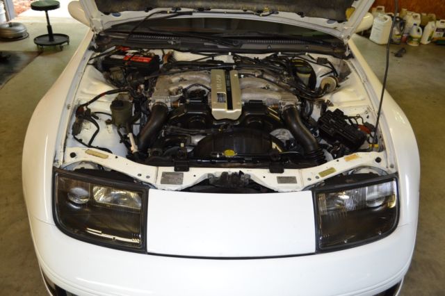 1990 white Nissan 300ZX hatchback