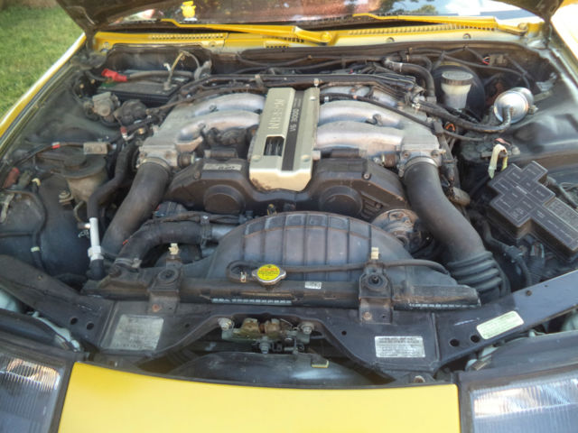 1990 Yellow Nissan 300ZX Hatchback