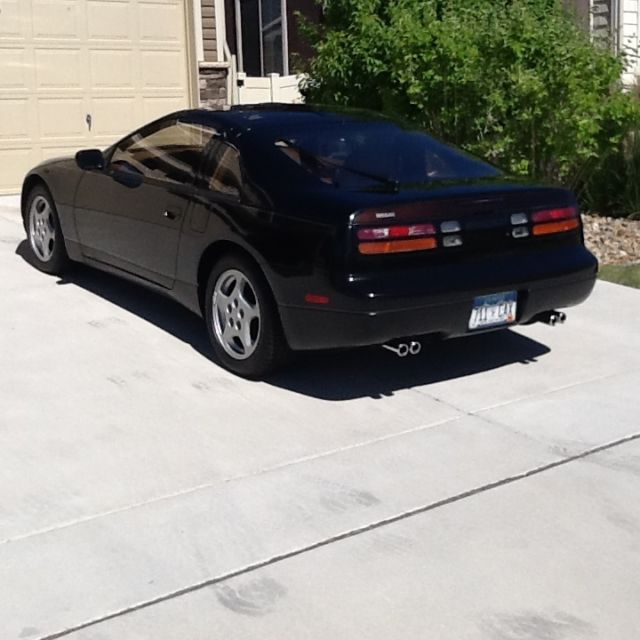 1990 Black Nissan 300ZX HATCHBACK W/T-TOPS