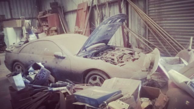 1990 Gray Nissan 300ZX Coupe