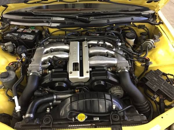 1990 Yellow Nissan 300ZX Coupe