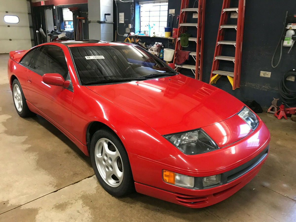 1990 Red Nissan 300ZX Coupe