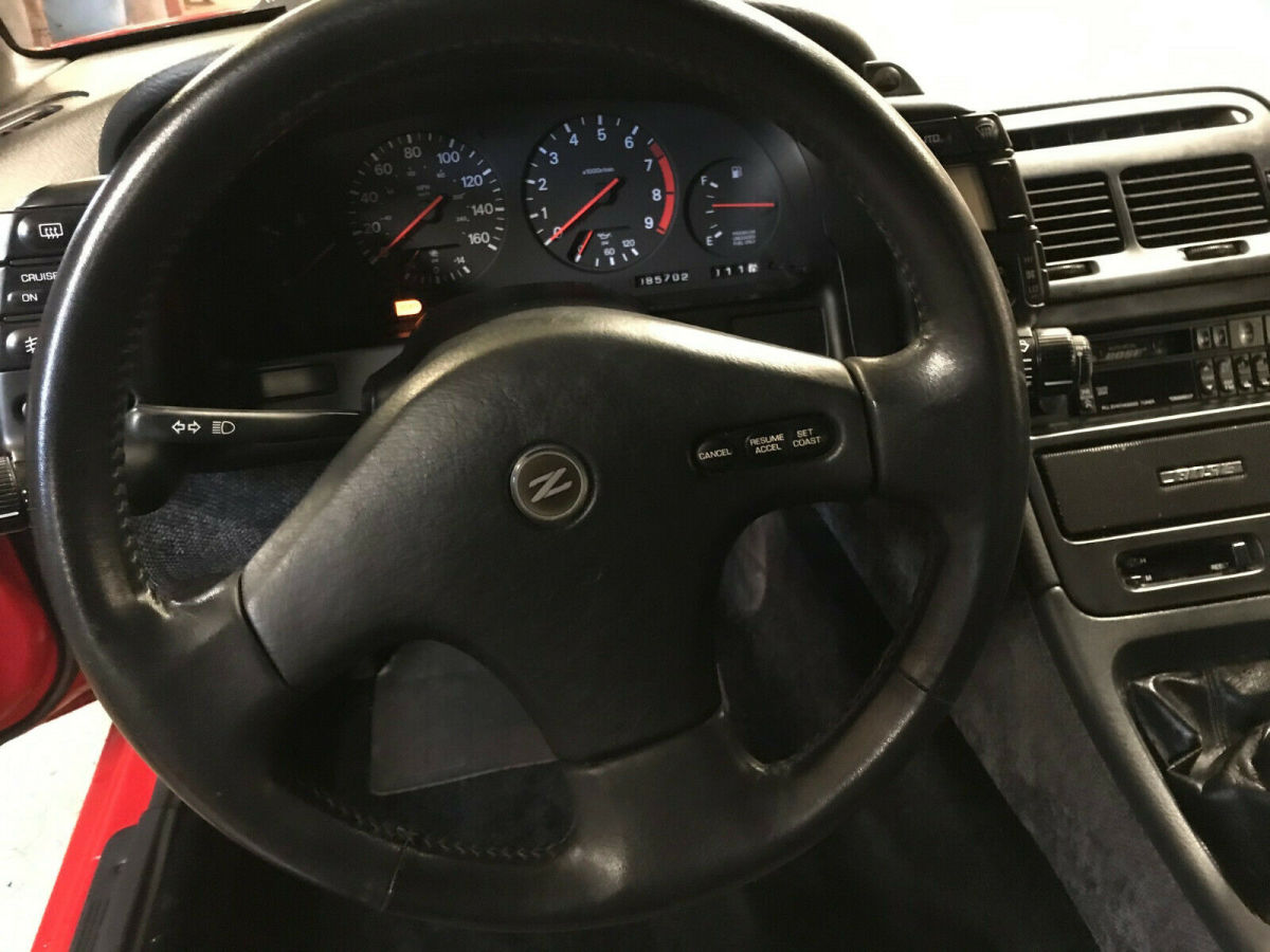1990 Red Nissan 300ZX Coupe