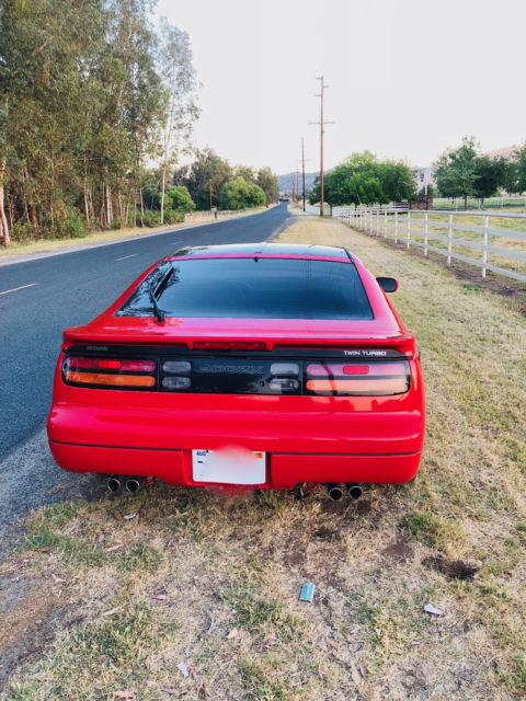 1990 Red Nissan 300ZX Coupe