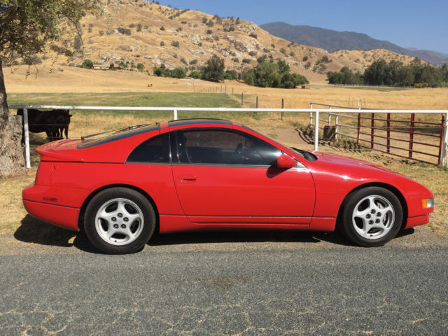 1990 Red Nissan 300ZX Coupe
