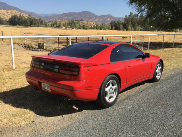 1990 Red Nissan 300ZX Coupe