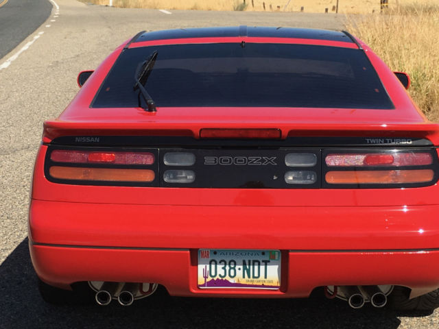 1990 Red Nissan 300ZX Coupe