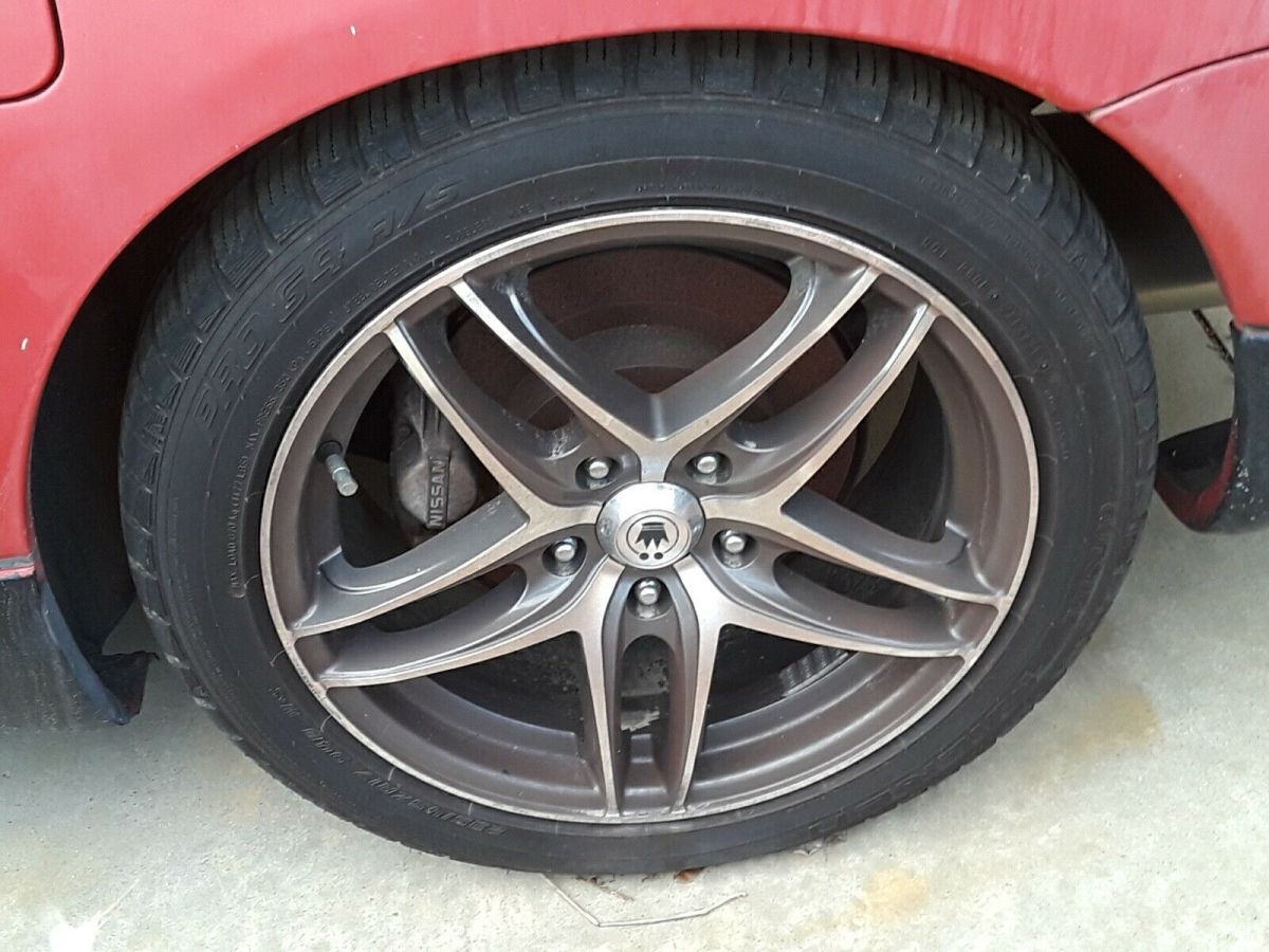 1990 Red Nissan 300ZX Coupe