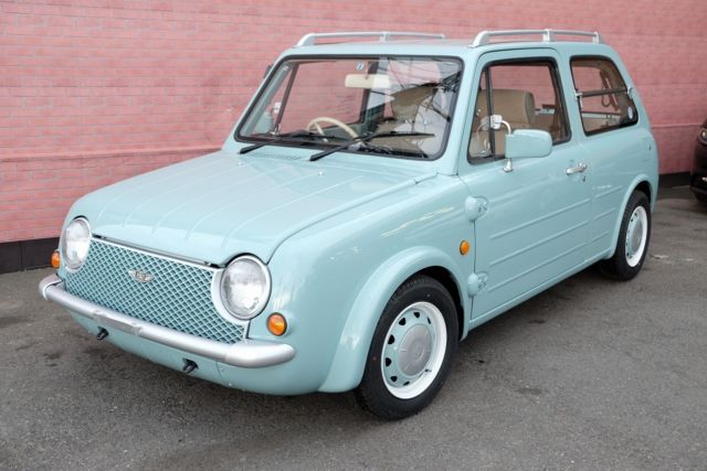 1990 Blue Nissan Pao Hatchback