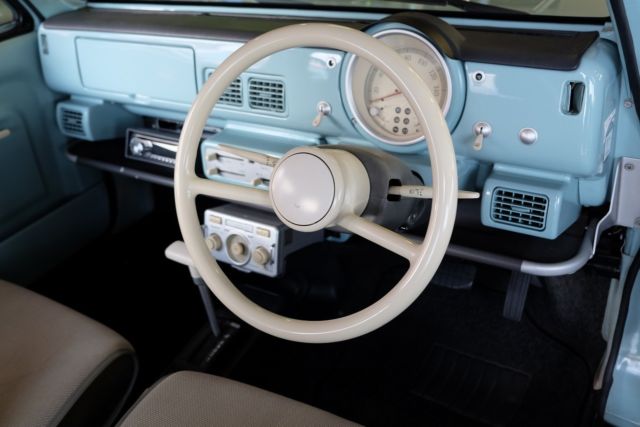 1990 Blue Nissan Pao Hatchback