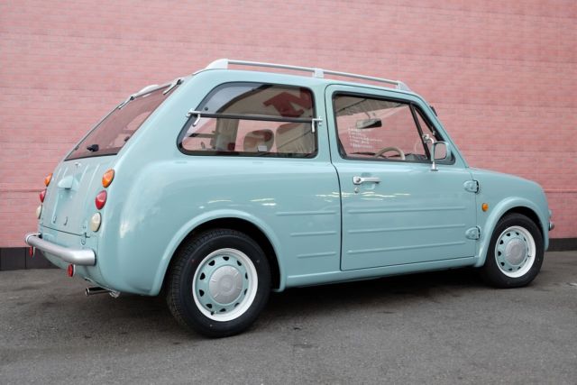 1990 Blue Nissan Pao Hatchback