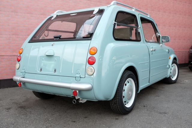 1990 Blue Nissan Pao Hatchback