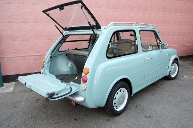 1990 Blue Nissan Pao Hatchback