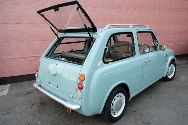 1990 Blue Nissan Pao Hatchback