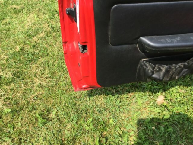 1990 Red Ford Mustang Convertible