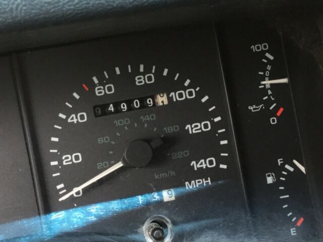 1990 Red Ford Mustang Convertible