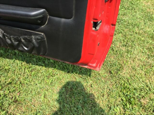 1990 Red Ford Mustang Convertible