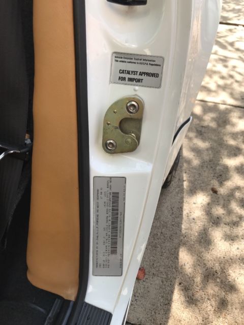 1990 White Porsche 911 Convertible