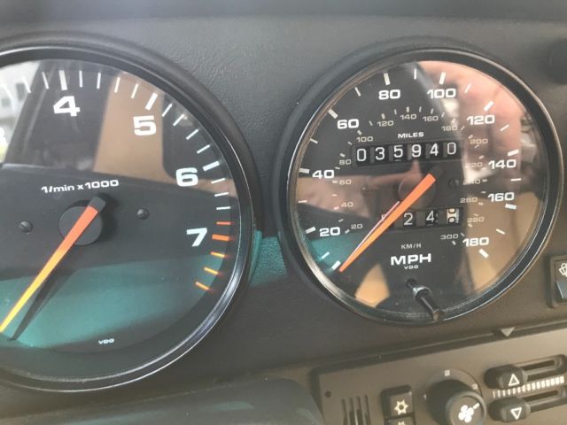 1990 White Porsche 911 Convertible