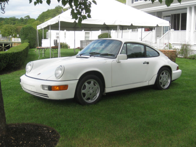 1990 White Porsche 964 Coupe