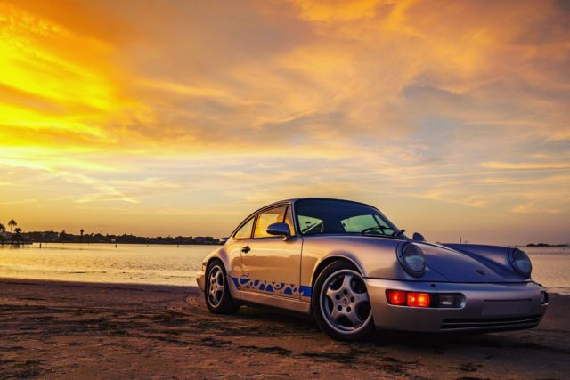 1990 Special Order Metallic Silver Porsche 911 Coupe