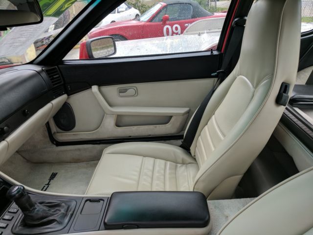1990 Red Porsche 944