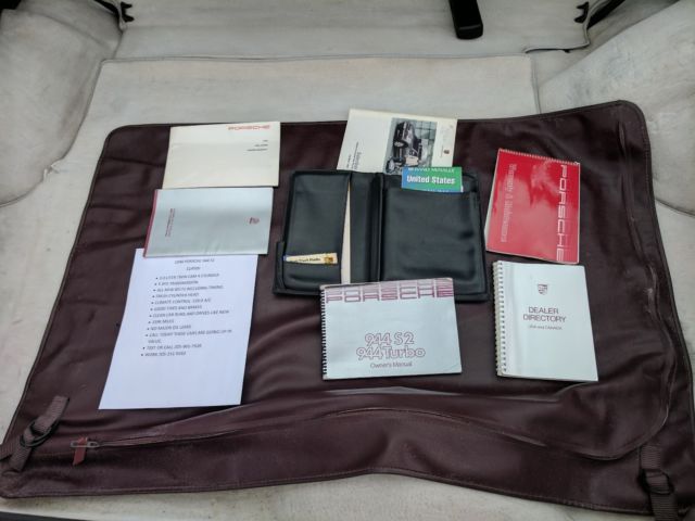 1990 Red Porsche 944