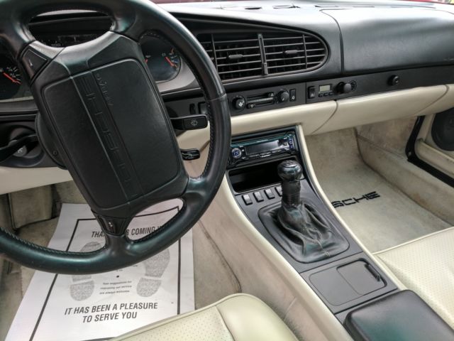 1990 Red Porsche 944