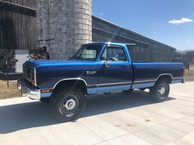1990 Blue Dodge Ram 2500