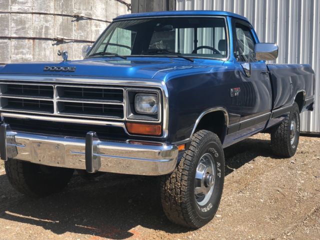 1990 Blue Dodge Ram 2500