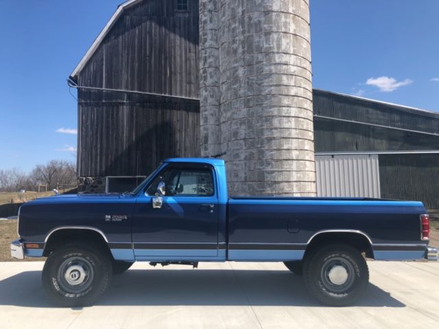 1990 Blue Dodge Ram 2500