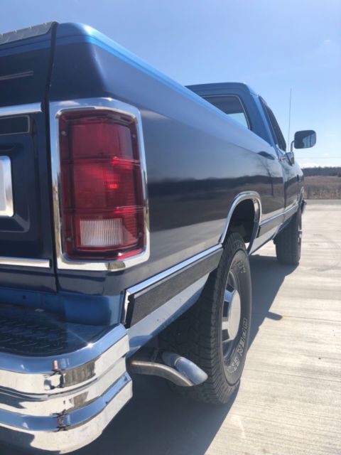 1990 Blue Dodge Ram 2500