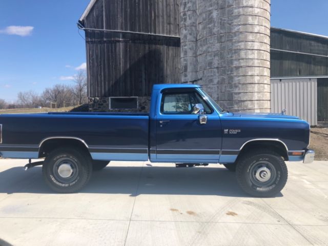 1990 Blue Dodge Ram 2500