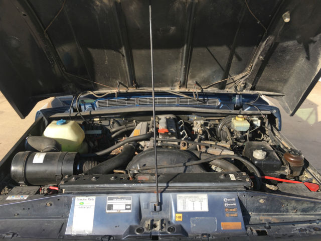 1990 Blue Land Rover Range Rover Coupe