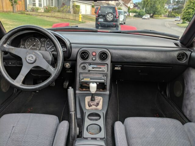 1990 Red Mazda MX-5 Miata Convertible