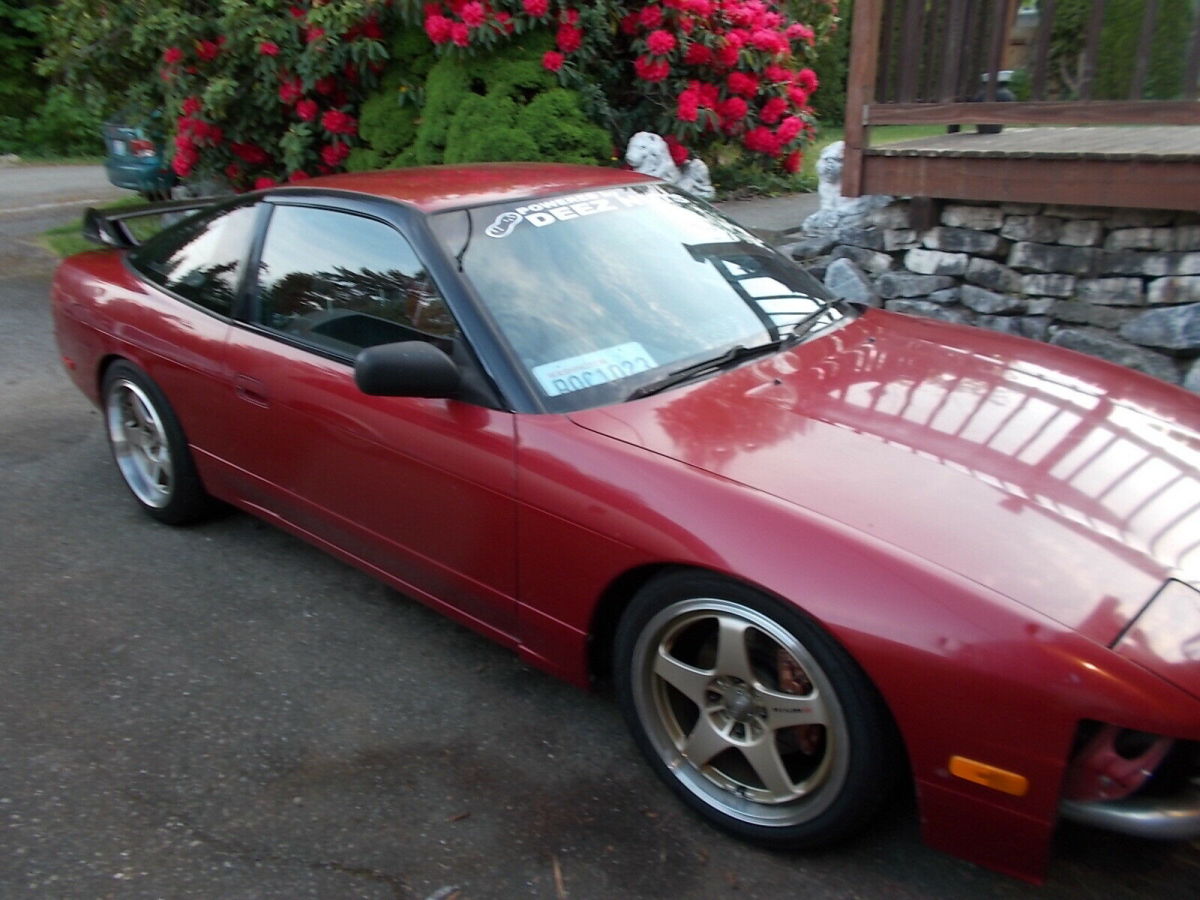 1990 Red Nissan 240SX