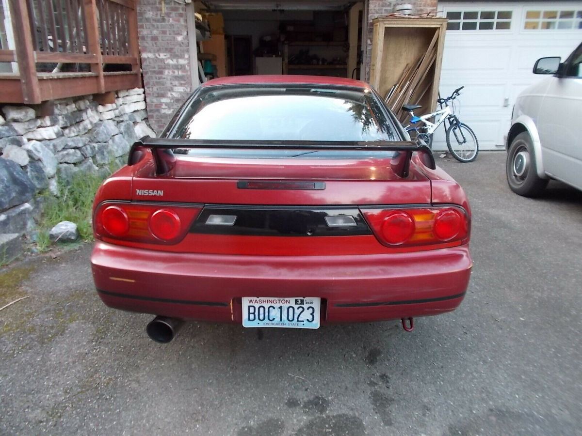 1990 Red Nissan 240SX