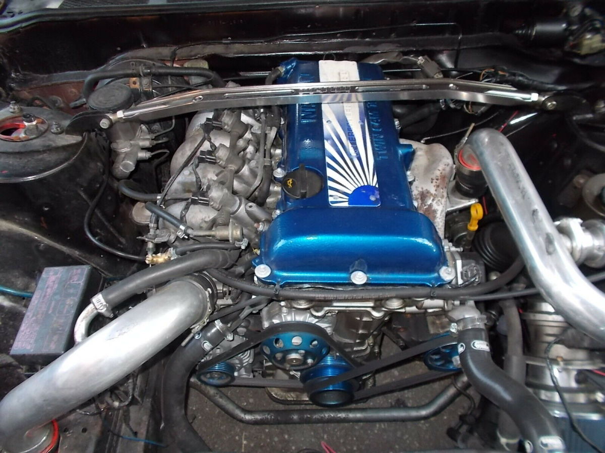 1990 Red Nissan 240SX