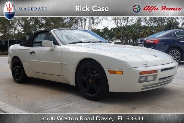 1990 White Porsche 944 Convertible
