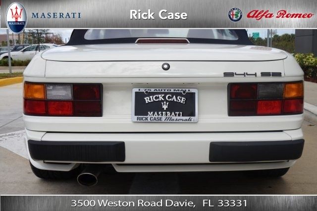 1990 White Porsche 944 Convertible