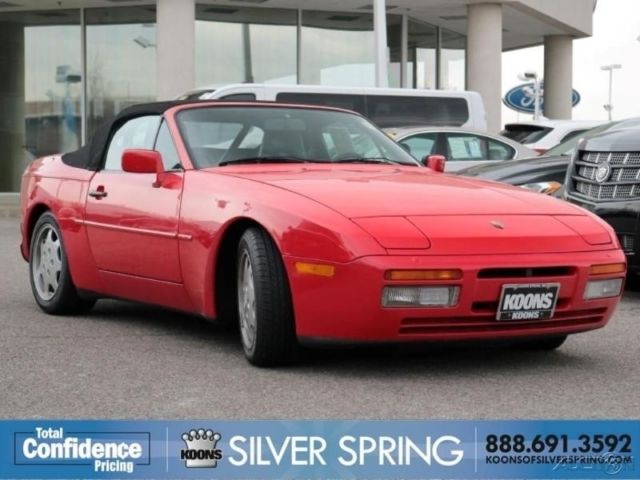 1990 Red Porsche 944 Coupe