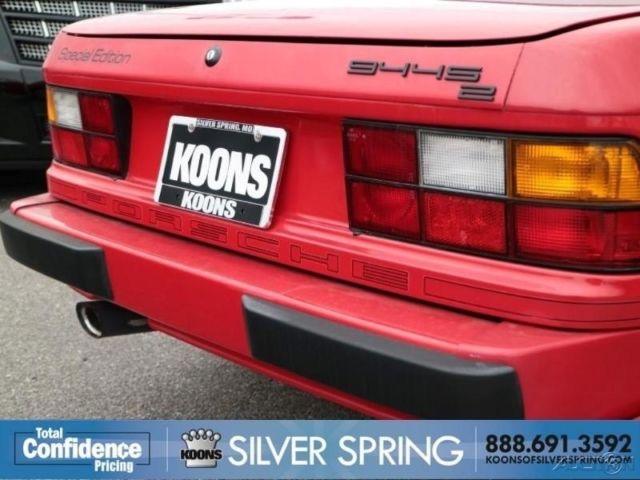 1990 Red Porsche 944 Coupe