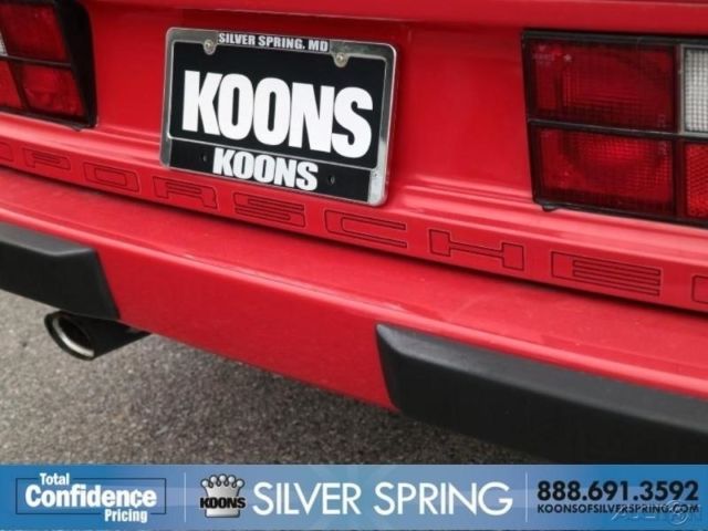 1990 Red Porsche 944 Coupe