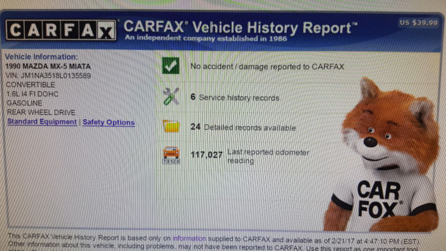 1990 Silver Mazda MX-5 Miata Convertible