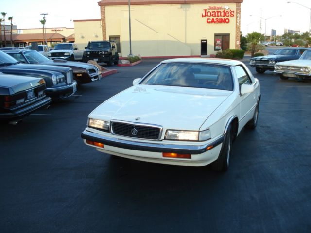 1990 White Chrysler TC Convertible